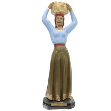 Imagem de Imagem Baiana do Balaio 20cm Gesso Escultura Umbanda