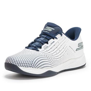 Imagem de Skechers Viper Court Reload masculino, Branco/Azul marinho, 41