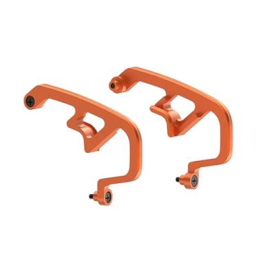 Imagem de SZZCNOX Barras protetoras anticolisão para DJI Avata 2 Drone Lens Gimbal de liga de alumínio, haste de proteção de lente de câmera PTZ para acessórios de drone DJI Avata 2 (laranja)