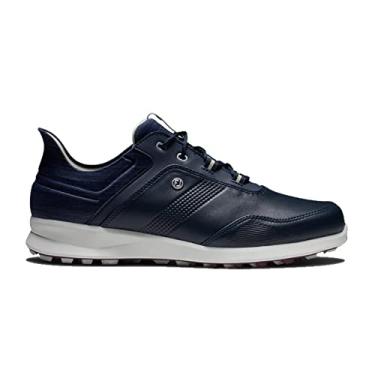 Imagem de FootJoy Sapato de golfe Stratos Feminino, Azul-marinho/azul-marinho, 8