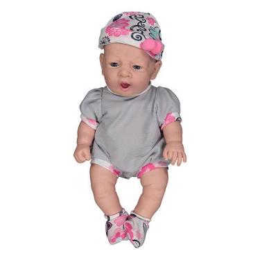 Imagem de Bebê Coleção Sweet Reborn Cotiplás Primeira Vacina - Outras Marcas