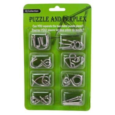 Imagem de Quebra Cabeça De Metal Enigma 8 Modelos Puzzle and Perplex - MSB PRESE