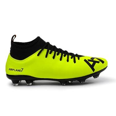 Imagem de Chuteira Botinha A7 Futebol Campo Gramado Com Travas (Verde, BR, Adulto, Numérico, 39)