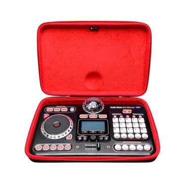 Imagem de XANAD Estojo Rígido Para Vtech Kidistar Dj Mixer/Kids Dj Mix, Bolsa Organizadora De Armazenamento De Viagem Portátil