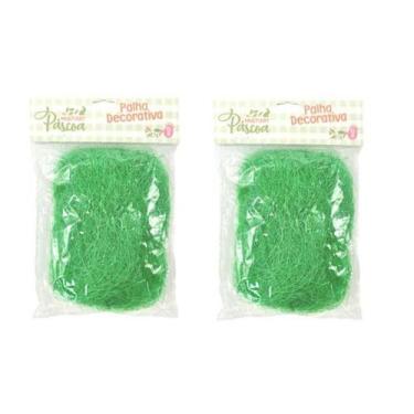 Imagem de Palha Enfeite Decorativa Para Presente Cesta Pascoa 2 Pacote - D Prese