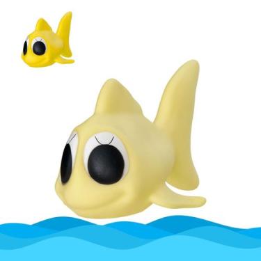 Imagem de Brinquedo Peixinho P/Bebe Em Vinil P/Brincar Banho/Piscina - Puff Toys