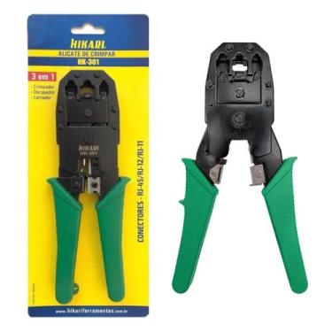Imagem de Alicate de crimpar hk-301 rj11/rj12/rj45 hikari