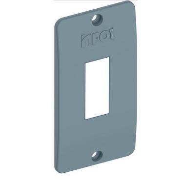 Imagem de Tampa Condulete Pvc Cinza 1" 01 Tecla Inpol, CINZA