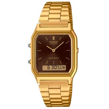 Imagem de Relógio CASIO VINTAGE unissex analógico AQ-230GA-5AMQYDF