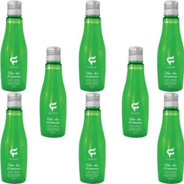 Imagem de Óleo Corpo e Cabelos Fashion Rícino Mamona Frasco 130ml Kit 8 Unidades