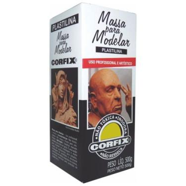 Imagem de Massa para Modelar 500gr 308 Amarelo Ouro Corfix, 308 - AMARELO OURO