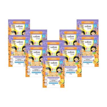 Imagem de Kit com 10 unidades de Sachê Creme para Pentear Maracujá Kids Cachinho