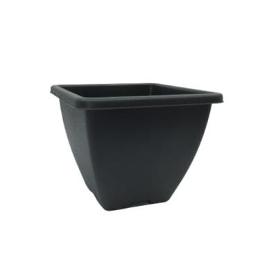 Imagem de Vaso Decoração Lily Orquidea/Cachepô quadrado - Vaso de Planta Moderno - COR:PRETO
