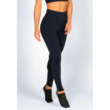 Imagem de Kit 2 Calças Legging Cintura Alta Suplex Fitness Academia Feminina - G
