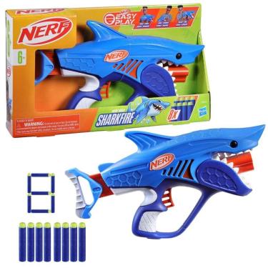 Imagem de Lança Dardos Nerf Wild Sharkfire - Hasbro
