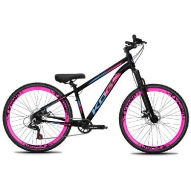Imagem de Bicicleta Aro 29 KOG 1X7 Tipo Freeride Viking Hupi Gios, Preto, Adesiv