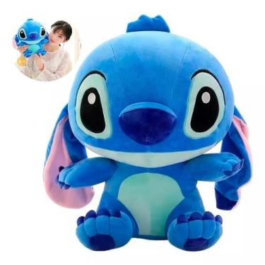 Imagem de Urso De Pelúcia Stitch Azul 30cm Lillo Stitch Antialérgico
