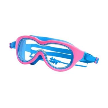 Imagem de YIJU CRIANÇAS NATAÇÃO GOGGLES NATAÇÃO COMPREGOS de VISÃO CLARA EQUIPAMENTO de VISION EQUIPAMENTO de SILICONE Treinamento de silicone Os óculos de natação, Rosa Vermelha Azul