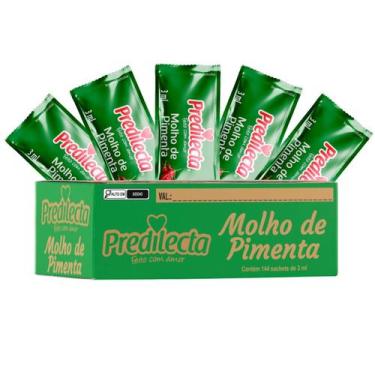 Imagem de Molho de Pimenta Predilecta Sachê Caixa C/144 de 3g Cada