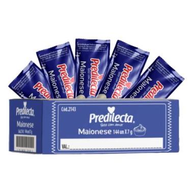 Imagem de Maionese Predilecta Sachê Caixa C/144 de 7g Cada
