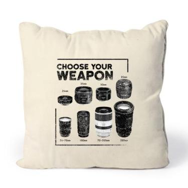 Imagem de Almofada Camera Weapons - Studio Geek