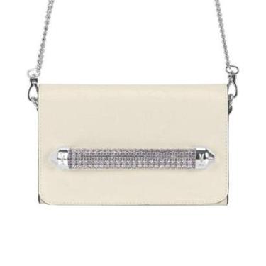 Imagem de Bolsa Feminina Clutch Napa Craquele Branco Off Vizzano 10032.9-Feminino