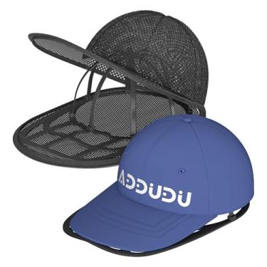 Imagem de ADDUDU Gaiola de lavadora de chapéu, design de fecho de pressão, dobrável e portátil para máquina de lavar e secar na máquina de lavar louça