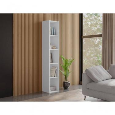 Imagem de Livreiro Estante Com Prateleiras Janaína Branco