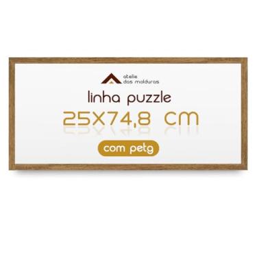 Imagem de Moldura para Quebra Cabeça Grow Puzzle 500 Peças 25x74,8 com Proteção Petg (Chão de Barro)