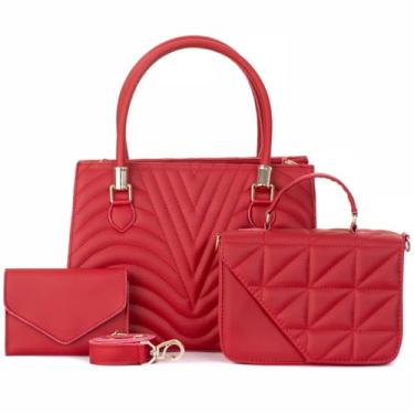 Imagem de Bolsas Femininas Transversal Tiracolo(VERMELHA)