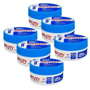 Imagem de Kit 6 Cera Finalizadora Antifrizz 160g - Infinity