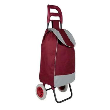 Imagem de Carrinho De Compras Bordo Leve Tudo Feira Mercado Praia