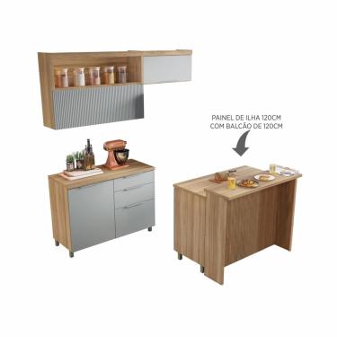 Imagem de Cozinha 5 Peças 100% Mdf Marquesa Gourmet Nature-verde