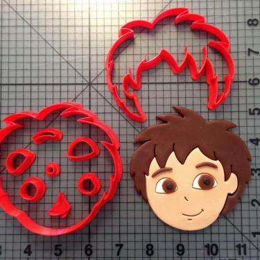 Imagem de Cortador Dora Aventureira Menino Diego Modular Tamanho 5,5Cm