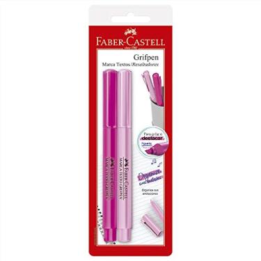 Imagem de MARCA TEXTO - CTL ROSA NEON/ROSA PASTEL, Faber-Castell, SM/MTRAZF, Rosa, pacote de 2