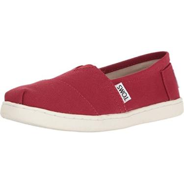 Imagem de TOMS Mocassim feminino Alpargata Rope, Tela vermelha, 38