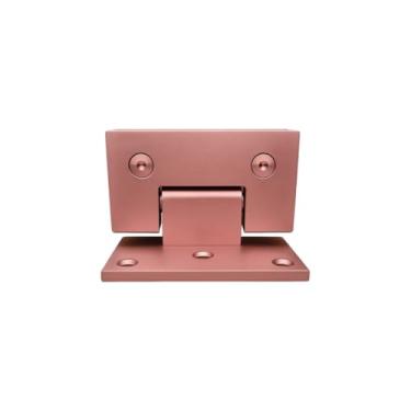 Imagem de Dobradiça Inox Descentralizada Com Mola - Rosê Fosco