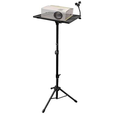 Imagem de Sutekus Suporte Para Projetor, Tripé Portátil Com Inclinação De 180° Laptop, Ajustável 22" A 47", Celular Home Office E Estúdio (Bandeja Dividida)