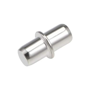 Imagem de Pino de suporte de prateleira uxcell 6x15,4 mm com suporte de níquel para armário, 50 peças