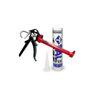 Imagem de Kit 1 un. cola silicone selante Pu40 Talfix multiuso construção uso ge