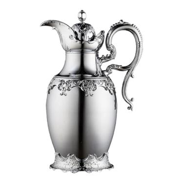 Imagem de Ioensy Térmico Cafeteira Térmica Isolada Crafe Térria Térnia Lineador de Vidro da Vidro da casa Pnicadora de água de água Pote de vácuo para de, Prata 20cmx20cm