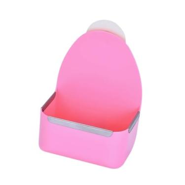 Imagem de IEUDNS Alimentador de feno para porquinhos-da-índia, estrutura de grama, acessórios para suporte, alimentador de caixa, cesta de comida de fácil recarga, Rosa