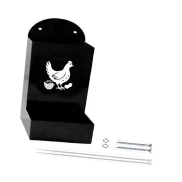 Imagem de IEUDNS Comedouro para pintinhos, alimentador suspenso para gado, aves, recipiente de alimentação para cães, leitões, ovelhas, galinhas, patinhos, Preto