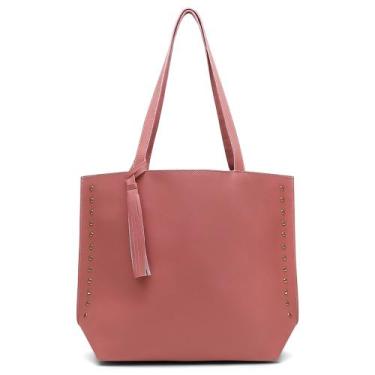 Imagem de Bolsa Sacola Feminina Grande - rafaela mello , Rose