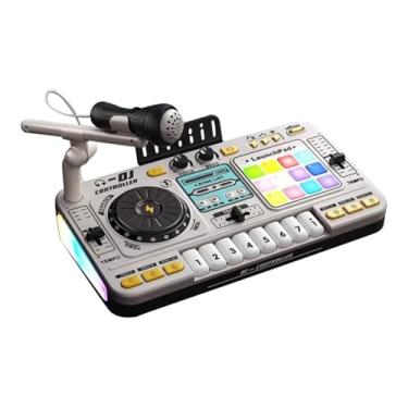 Imagem de JunZheHub Conjunto de DJ Musical Infantil com Toca-discos E Mixer para Festas, Estilo c