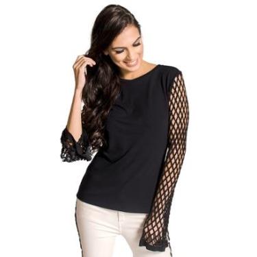 Imagem de Blusa Recortes a Laser Handbook-Feminino