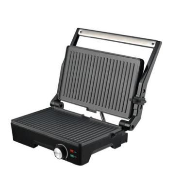 Imagem de Grill Midi 1200W Inox Itatiaia 127v, Preto e Inox, 110V