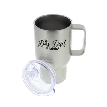Imagem de SpreadPassion Caneca de viagem para pai de cachorro, presentes para pais de cachorro, presentes para pai de cachorro, amantes de pai de cachorro, ideia de presente de dia dos pais, ideia de presente de cesta de aniversário de Natal
