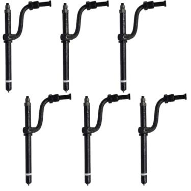 Imagem de EZROAD Injetor de combustível 6X AR50781 AR39811 AR46846 SE501163 compatível com trator John Deere 3010 3020 4000 4010 4020 4230 Retroescavadeira 500A 500B 500C 510 Combinável 6600 Bocal 7700 20494