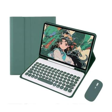 Imagem de Capa Para iPad 10ª Geração /11ª Geração 10.9pol com Teclado Redondo e Mouse